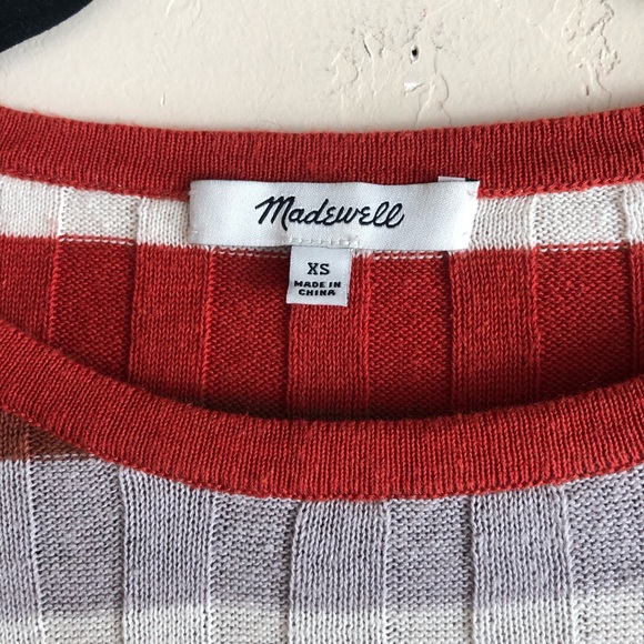 Madewell Clarkwell Pullover Retro Striped Sweater - Picture 6 of 9